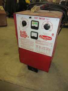 lot 102 image: DAYTON BATTERY CHARGER, BOOSTER, TESTER