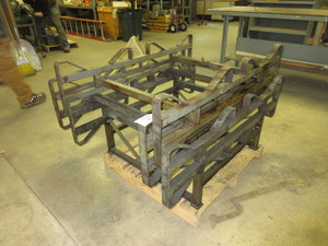 lot 121 image: BARREL RACKS