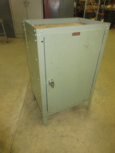 lot 306 image: DAYTON METAL STORAGE CABINET WITH ONE DOOR