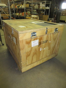 lot 143 image: CUSTOM WOODEN CRATE