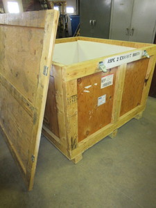 lot 144 image: CUSTOM WOODEN CRATE