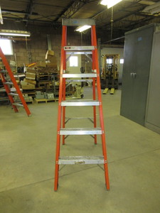 lot 208 image: LOUISVILLE  6 FT. STEP LADDER