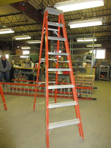 lot 210 image: LOUISVILLE 8 FT STEP LADDER