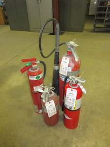 lot 223 image: ASSSORTMENT OF FIRE EXTINGUISHERS