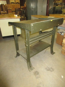 lot 345 image: METAL SHOP DESK