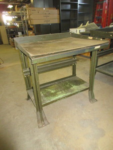 lot 346 image: METAL SHOP DESK