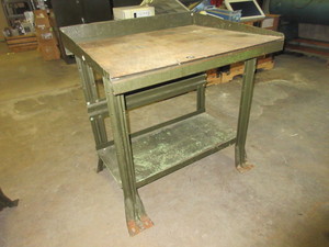 lot 347 image: METAL SHOP DESK