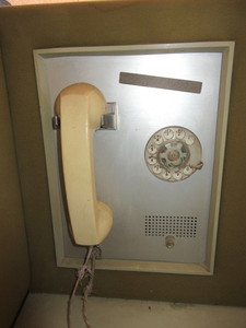 lot 350 image: VINTAGE ROTARY PHONE WORK STATION