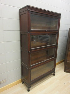 lot 610 image: VINTAGE MACEY 4 STACK BARRISTER BOOKCASE