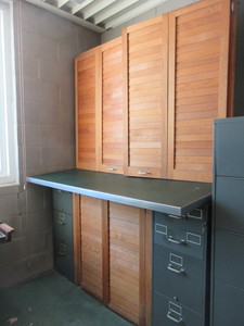 lot 612 image: CUSTOM WALL UNIT - CRAFTERS DREAM