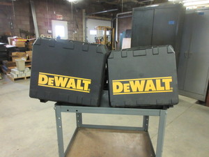 lot 702 image: DeWALT POWER TOOL CASES