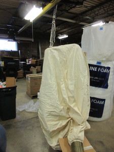 lot 738 image: PACKING PEANUT DISPENSER AND HANGING ASSEMBLY - NEW