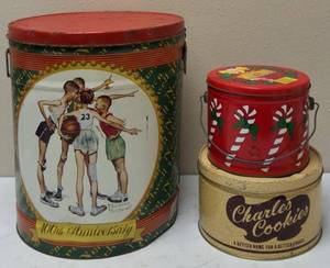 (3) Decorative Tins (View Photo)