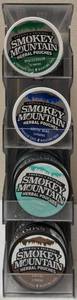 Smokey Mountain - Herbal Pouches - 40 Containers (4 Flavors) - Zero Tobacco - Zero Nicotine (View Photos)