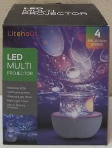 Litehaus  LED Multi Projector - 3 Different Scenes Only (Missing the Underwater Scene)
