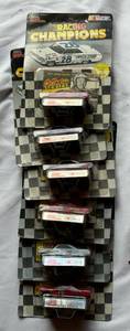 lot 31 image: (6) 1992 NASCAR Racing Champions NASCAR Fastback Series Hotwheels Matchbox Cars