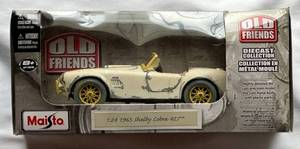 lot 57 image: 1965 Shelby Cobra 427 124 Diecast Maisto Old Friends Car