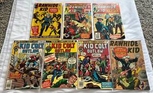 lot 89 image: (7) Vintage Comic Books - Kid Colt Outlaw, Rawhide Kid 1962-1978