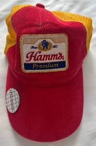 lot 80 image: Hamms Premium Beer Vintage Corduroy Hat