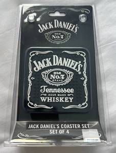 lot 102 image: Jack Daniels Whiskey Coaster Set