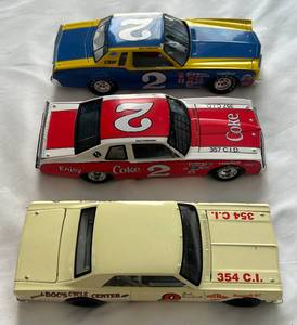 lot 111 image: (3) Dale Earnhardt 124 NASCAR Die Cast Old School Throw Back Stock Cars