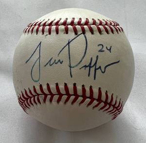 lot 116 image: Trevor Plouffe Signed Rawlings OMLB Selig Baseball - Minnesota Twins