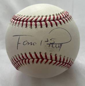lot 119 image: Fernando Rodney Signed Rawlings OMLB Manfred Baseball - Minnesota Twins