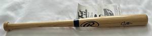 lot 124 image: Jay Bruce Signed Mini Baseball Bat from Just Minors COA