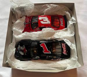 lot 68 image: Coca Cola 132 Scale Stock Car Twin Pack NASCAR