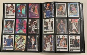 lot 83 image: 360 Card Binder - 2022 Basketball Cards - Luminance, Chronicles, Donruss, Hoops, Inserts, Stars, Tons of RCs