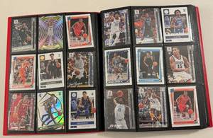 lot 84 image: 360 Card Binder - 2022 Basketball Cards - Luminance, Mosaic, Fleer, Revolution, Donruss, Recon, Inserts, Stars, RCs