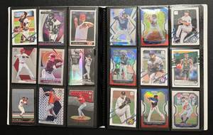 lot 86 image: 360 Card Binder - 2020 Baseball Cards - RCs, Stars, Inserts, Heritage, Topps, Score, Mosaic