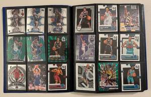 lot 88 image: 360 Card Binder - 1993, 2022, 2023 Basketball Cards - Topps Chrome, Fleer, Mosaic, RCs, Prizm, Inserts, Stars, Hoops