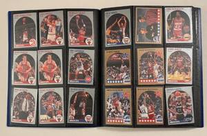 lot 13 image: 360 Card Binder - 1990 Basketball Cards - Hoops