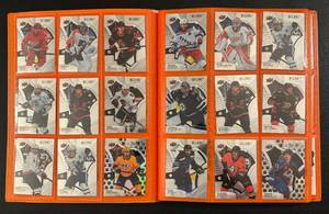 lot 18 image: 198 Card Binder - 2021-2022 Hockey Cards - UD Allure, UD Dazzlers, SP Authentics, RCs