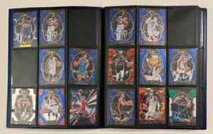 lot 21 image: 170 Card Binder - 2022-2023 Basketball Cards - Select, Donruss, Prizm