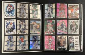 lot 29 image: 253 Card Binder - 2022 Football, Baseball, Hockey, & Basketball Cards - SP Authentics, Mosaic, Contenders, Playbook, Prizm
