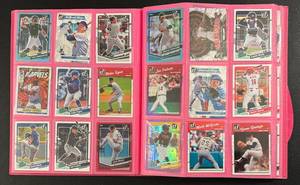 lot 35 image: 360 Card Binder - 2021 & 2023 Baseball Cards - Prizm Draft, Donruss, Topps Chrome