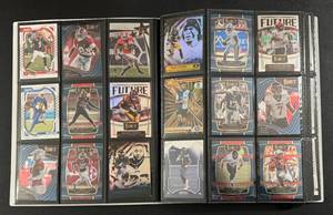 lot 37 image: 360 Card Binder - 2021 - 2022 Football Cards - Select DP, Absolute, Prestige