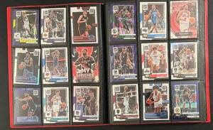 lot 39 image: 162 Card Binder - 2021-2022 Basketball Cards - Optic