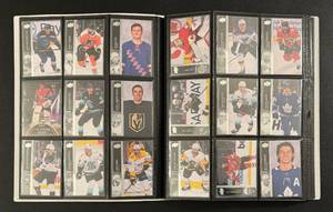 lot 40 image: 355 Card Binder - 2020s Hockey Cards - UD, MVP, Dazzlers