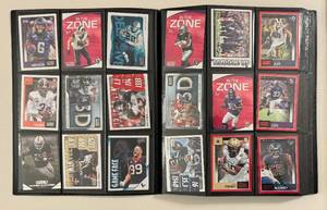 lot 45 image: 360 Card Binder - 90s & 2020s Football Cards - Score, Absolute, Wild Card, Select DP