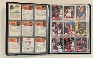 lot 53 image: 195 Card Binder - 1994 Basketball Cards - Hoops
