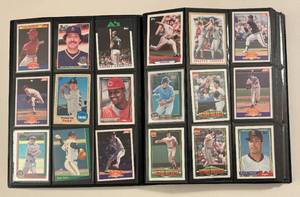 lot 59 image: 360 Card Binder - Late 80s-90s Baseball Cards - Misc.