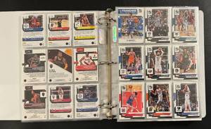 lot 67 image: 473 Card Binder - 2022 Basketball Cards - Mosaic, Donruss, Prizm, Optic