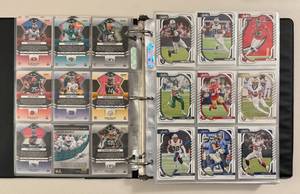 lot 72 image: 513 Card Binder - 2022 Football Cards- Absolute, Rookies & Stars, Donruss, Mosaic