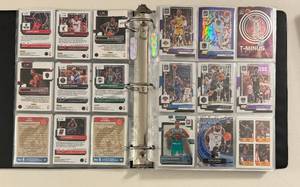 lot 75 image: 315 Card Binder - 2021-2022 Basketball Cards - Optic, Prizm