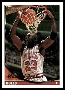 lot 90A image: Michael Jordan 1993 Topps Gold  #23 Basketball