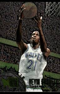 lot 48A image: Kevin Garnett RC Rookie Card 1996 Metal  #167 Basketball
