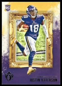 lot 28A image: Justin Jefferson RC Rookie Card 2020 Panini Chronicles Gridiron Kings  #GK-13 Football